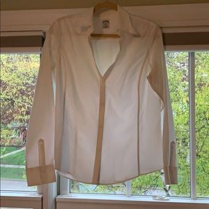 Brooke Brothers white button down